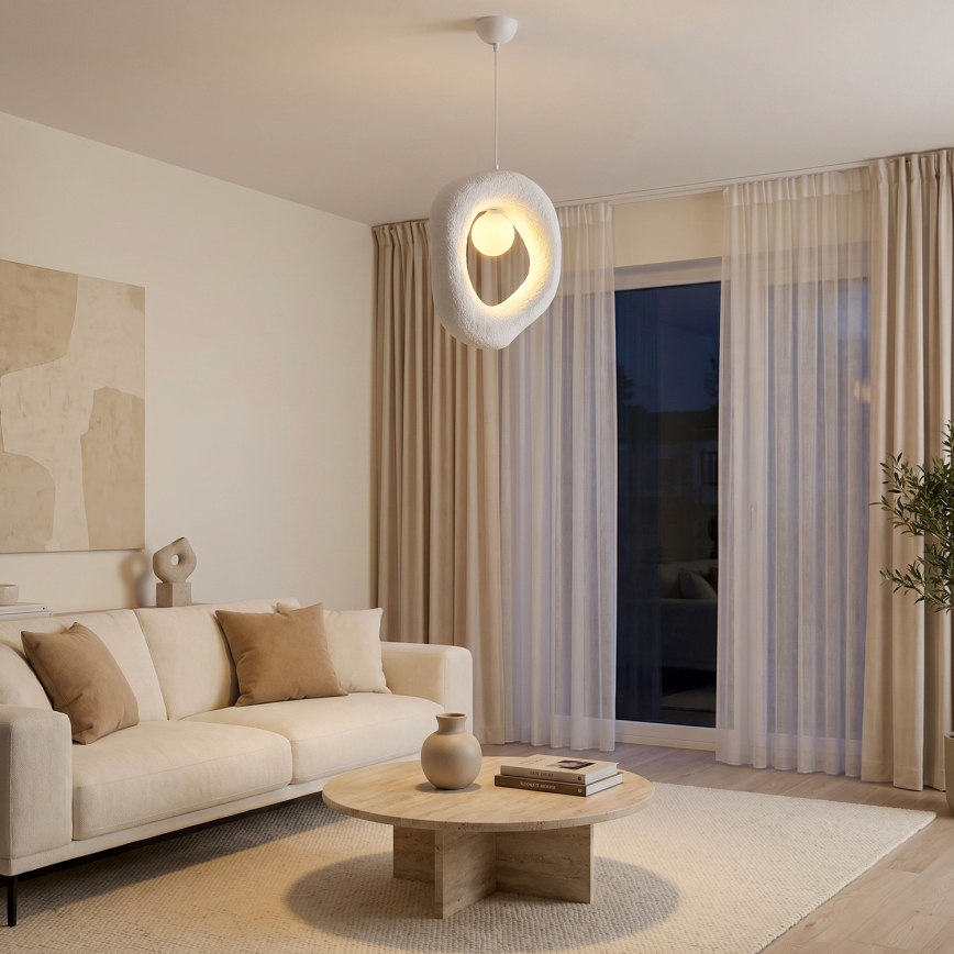 Brilagi - Luster na sajli WABI SABI 1xG9/8W/230V bela
