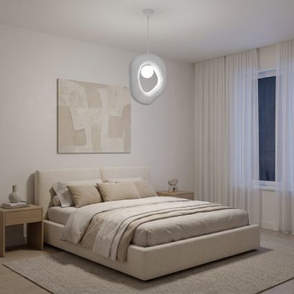 Brilagi - Luster na sajli WABI SABI 1xG9/8W/230V bela