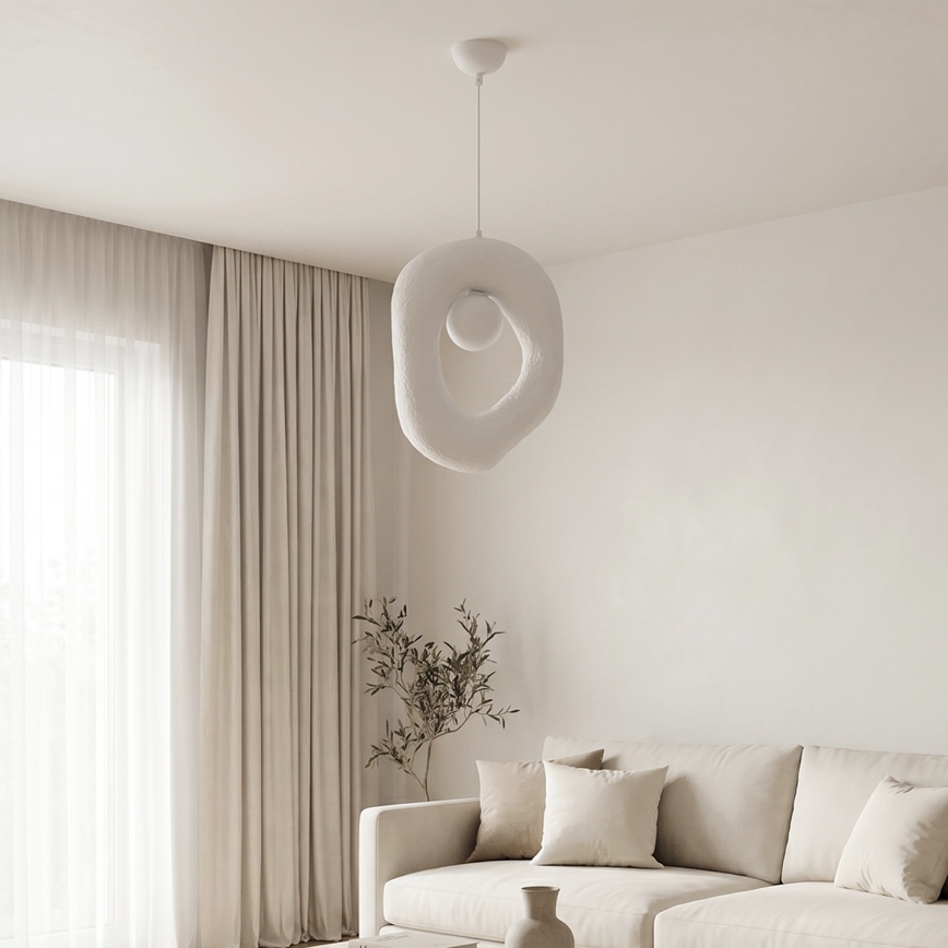 Brilagi - Luster na sajli WABI SABI 1xG9/8W/230V bela