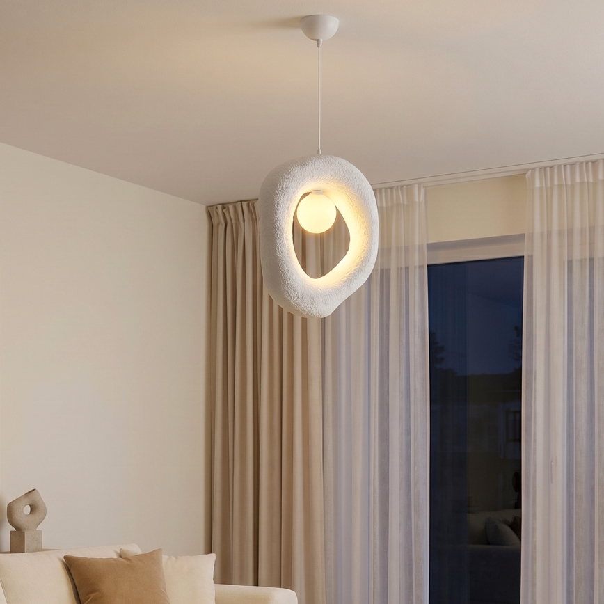 Brilagi - Luster na sajli WABI SABI 1xG9/8W/230V bela