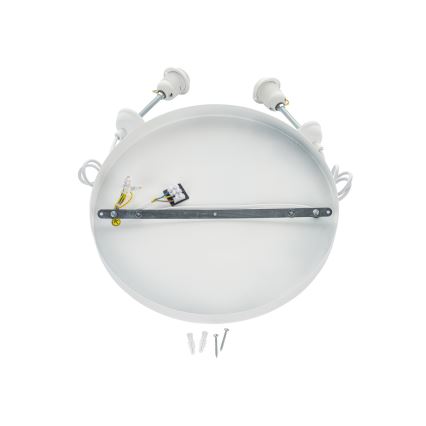 Brilagi - Luster na sajli WABI SABI 2xE27/40W/230V prečnik 45 cm bela