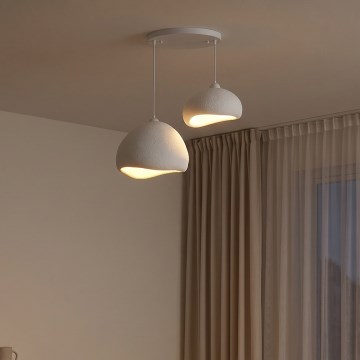 Brilagi - Luster na sajli WABI SABI 2xE27/40W/230V prečnik 70 cm, beli