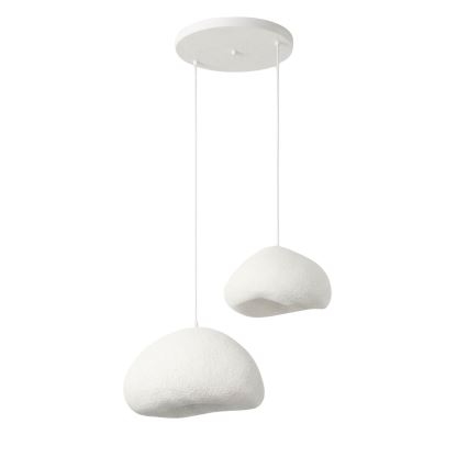 Brilagi - Luster na sajli WABI SABI 2xE27/40W/230V prečnik 70 cm, beli