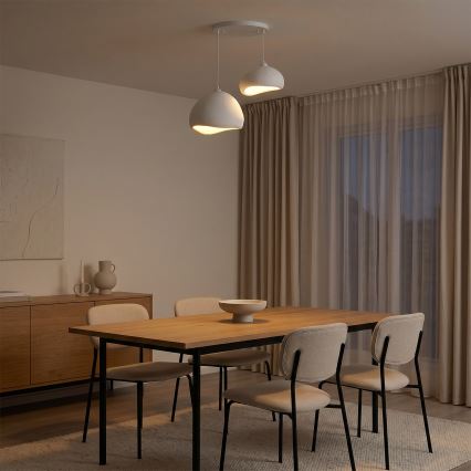 Brilagi - Luster na sajli WABI SABI 2xE27/40W/230V prečnik 70 cm, beli