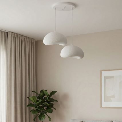 BRILAGI - Luster na sajli WABI SABI 2xE27/40W/230V prečnika 60 cm, beo