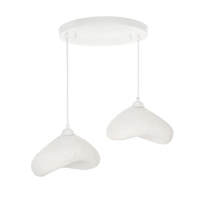 Brilagi - Luster na sajli WABI SABI 2xE27/40W/230V Ø 45 cm beli