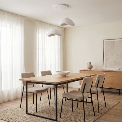 Brilagi - Luster na sajli WABI SABI 2xE27/40W/230V, Ø 74 cm, bela