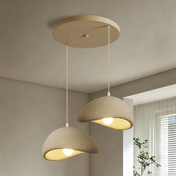 BRILAGI - Luster na sajli WABI SABI 2xE27/60W/230V bež