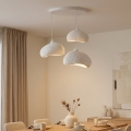 BRILAGI - Luster na sajli WABI SABI 3xE27/40W/230V prečnik 60 cm bela
