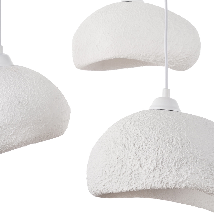 Brilagi - Luster na sajli WABI SABI 3xE27/40W/230V prečnik 60 cm bela