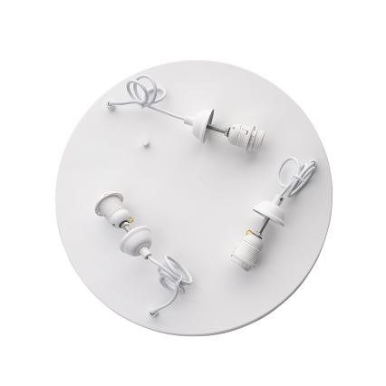 Brilagi - Luster na sajli WABI SABI 3xE27/40W/230V prečnik 60 cm bela