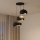 Brilagi - Luster na sajli WABI SABI 3xE27/40W/230V prečnik 60 cm crna