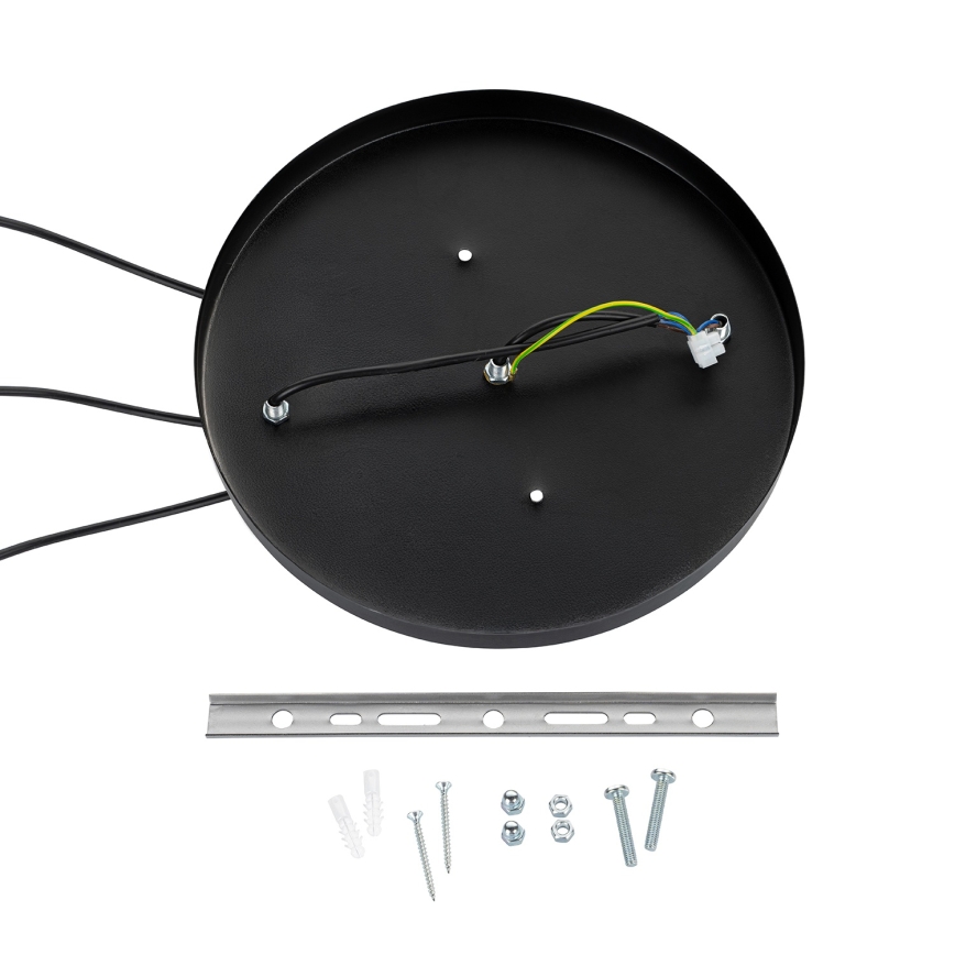 Brilagi - Luster na sajli WABI SABI 3xE27/40W/230V prečnik 60 cm crna