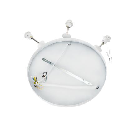 Brilagi - Luster na sajli WABI SABI 3xE27/40W/230V prečnik 82 cm beli