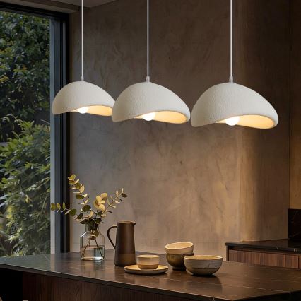 BRILAGI - Luster na sajli WABI SABI 3xE27/60W/230V bela