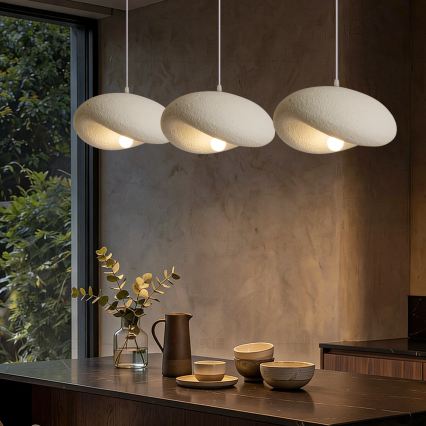 BRILAGI - Luster na sajli WABI SABI 3xE27/60W/230V bela