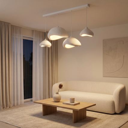 Brilagi - Luster na sajli WABI SABI 4xE27/40W/230V beo