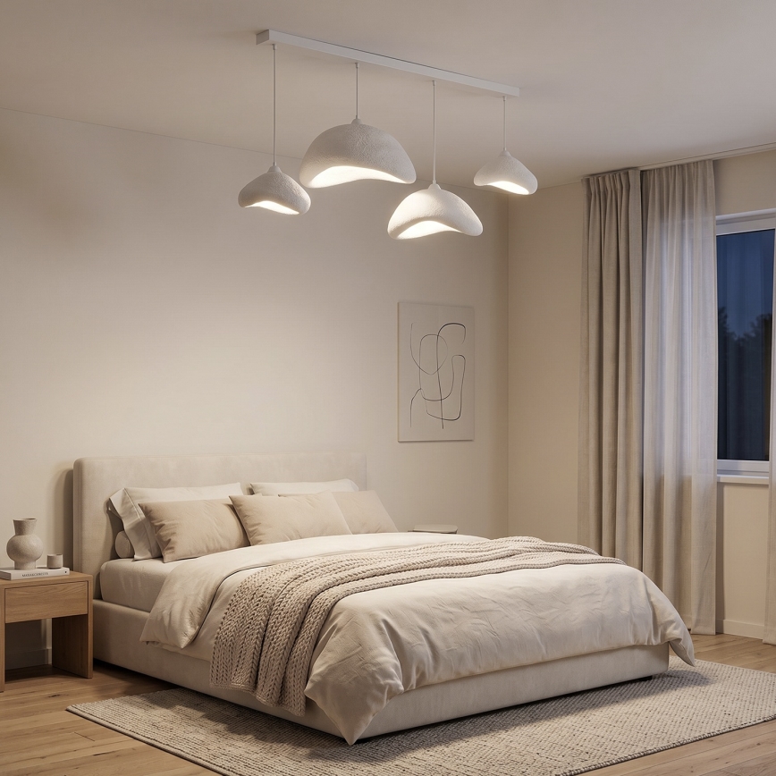 Brilagi - Luster na sajli WABI SABI 4xE27/40W/230V beo