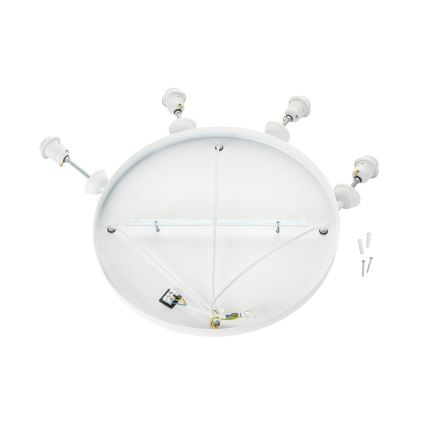 Brilagi - Luster na sajli WABI SABI 4xE27/40W/230V, prečnik 90 cm, bela