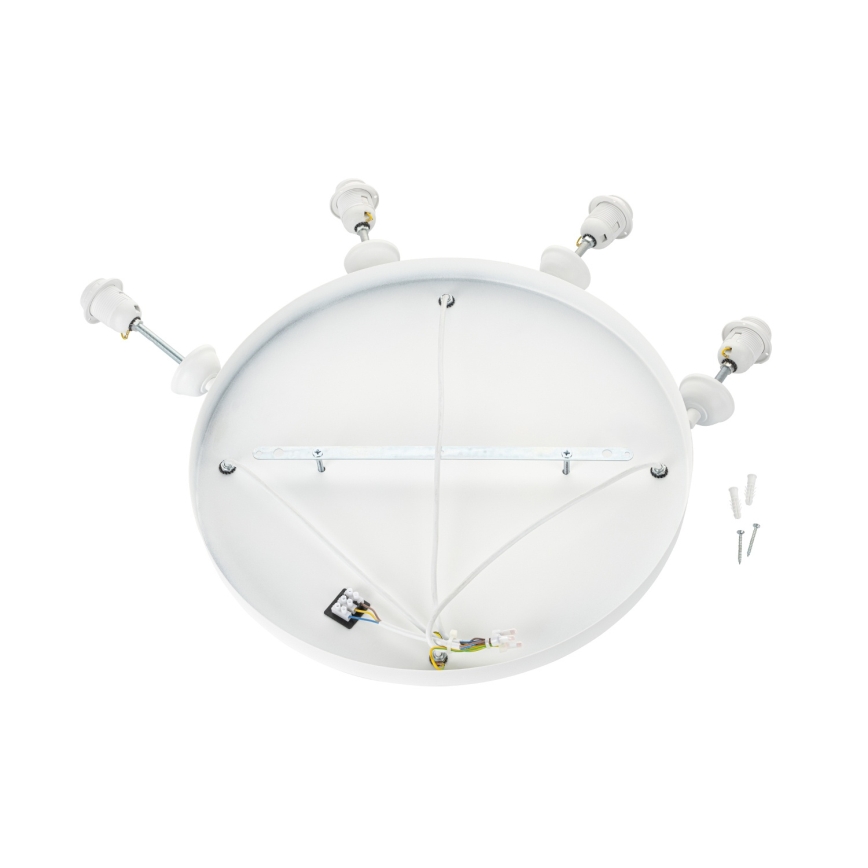 Brilagi - Luster na sajli WABI SABI 4xE27/40W/230V, prečnik 90 cm, bela