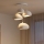 Brilagi - Luster na sajli WABI SABI 4xE27/40W/230V prečnik 95 cm bela