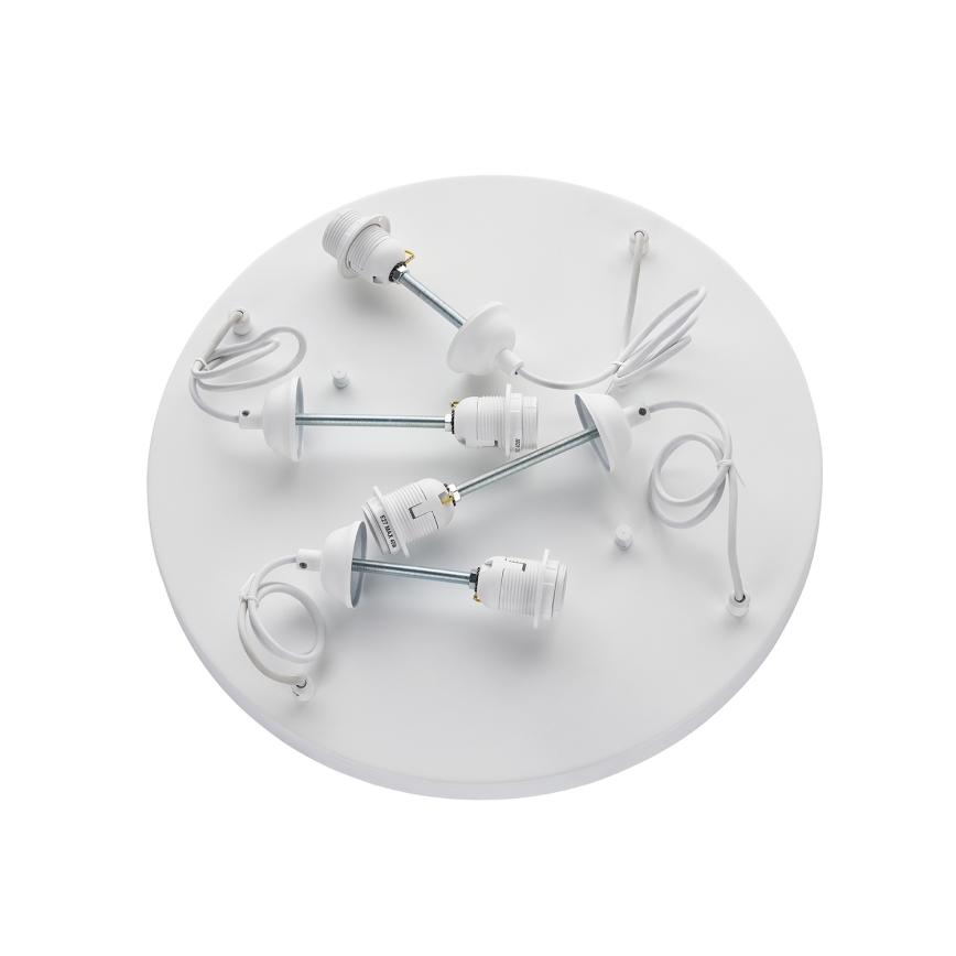 Brilagi - Luster na sajli WABI SABI 4xE27/40W/230V prečnik 95 cm bela