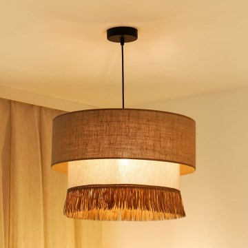 Brilagi - Luster na sajli WINNETOU BOHO 1xE27/15W/230V Ø 45 cm braon/krem