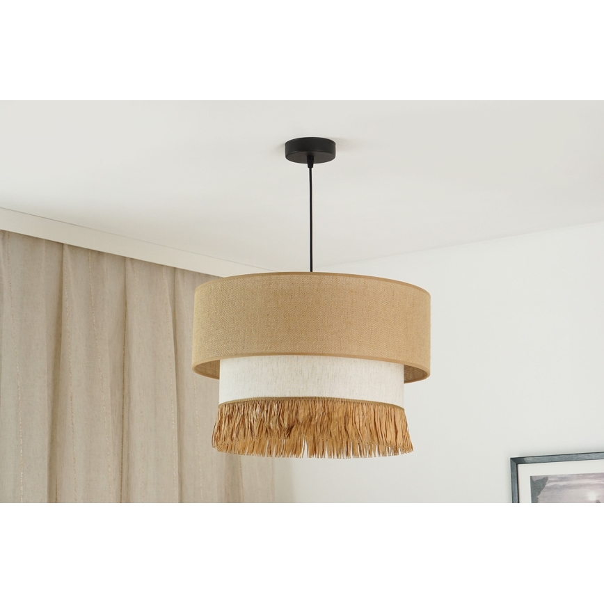 Brilagi - Luster na sajli WINNETOU BOHO 1xE27/15W/230V Ø 45 cm braon/krem
