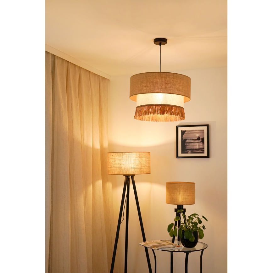 Brilagi - Luster na sajli WINNETOU BOHO 1xE27/15W/230V Ø 45 cm braon/krem