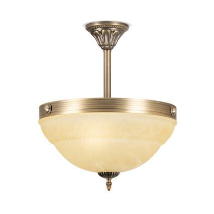 BRILAGI - Luster na šipci DAHLIA 3xE27/40W/230V prečnik 37 cm mesing