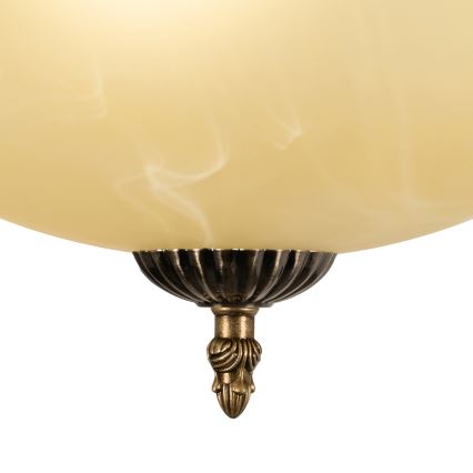 BRILAGI - Luster na šipci DAHLIA 3xE27/40W/230V prečnik 37 cm mesing