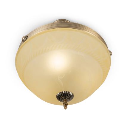 BRILAGI - Luster na šipci DAHLIA 3xE27/40W/230V prečnik 37 cm mesing