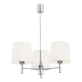 Brilagi - Luster na šipci MONTE 3xE27/15W/230V krem/sjajni hrom