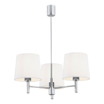 Brilagi - Luster na šipci MONTE 3xE27/15W/230V krem/sjajni hrom