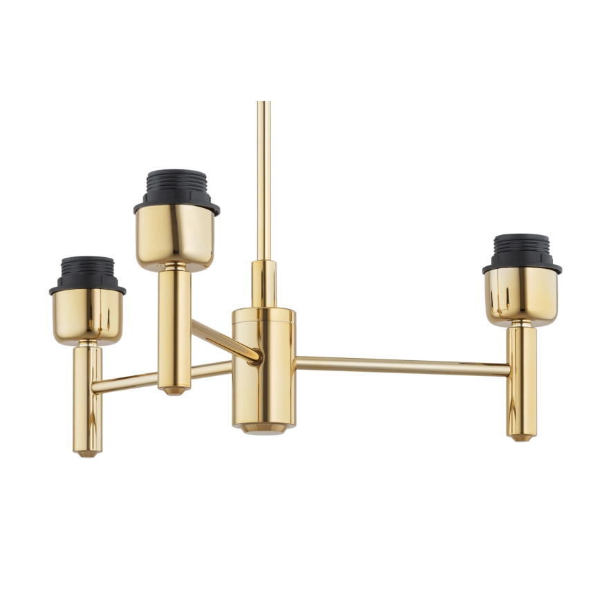 BRILAGI - Luster na šipci MONTE 3xE27/60W/230V crna/zlatna
