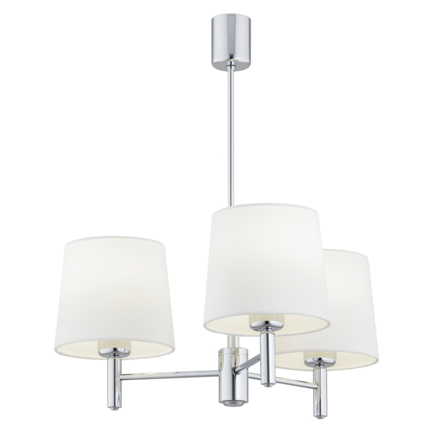 BRILAGI - Luster na šipci MONTE 3xE27/60W/230V krem/sjajni hrom