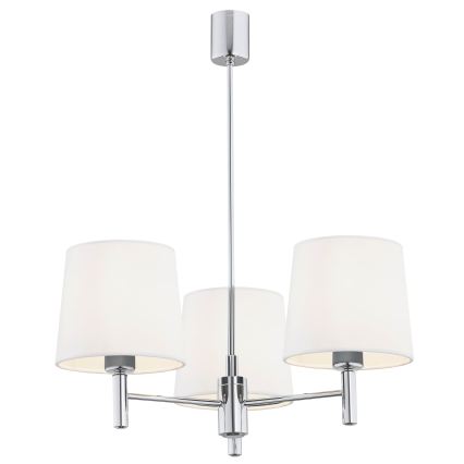 BRILAGI - Luster na šipci MONTE 3xE27/60W/230V krem/sjajni hrom