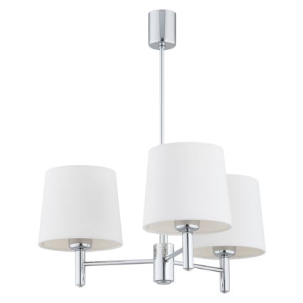 BRILAGI - Luster na šipci MONTE 3xE27/60W/230V krem/sjajni hrom