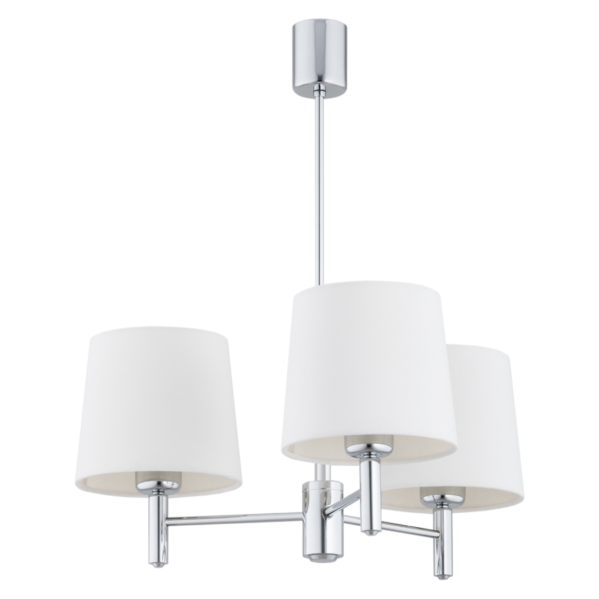 BRILAGI - Luster na šipci MONTE 3xE27/60W/230V krem/sjajni hrom