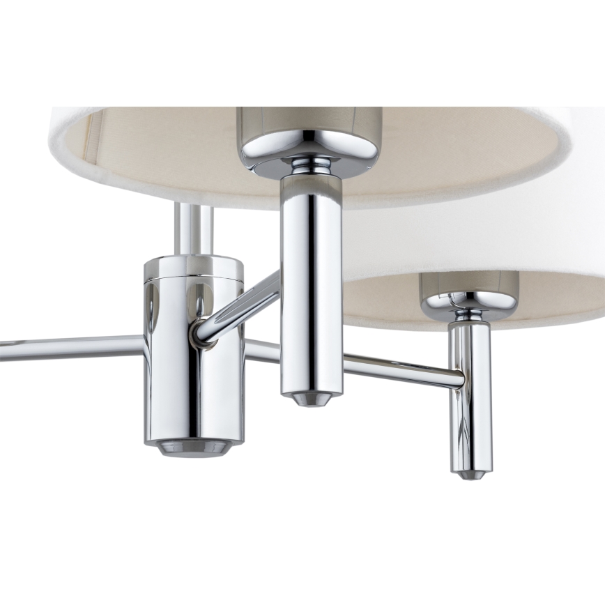 BRILAGI - Luster na šipci MONTE 3xE27/60W/230V krem/sjajni hrom