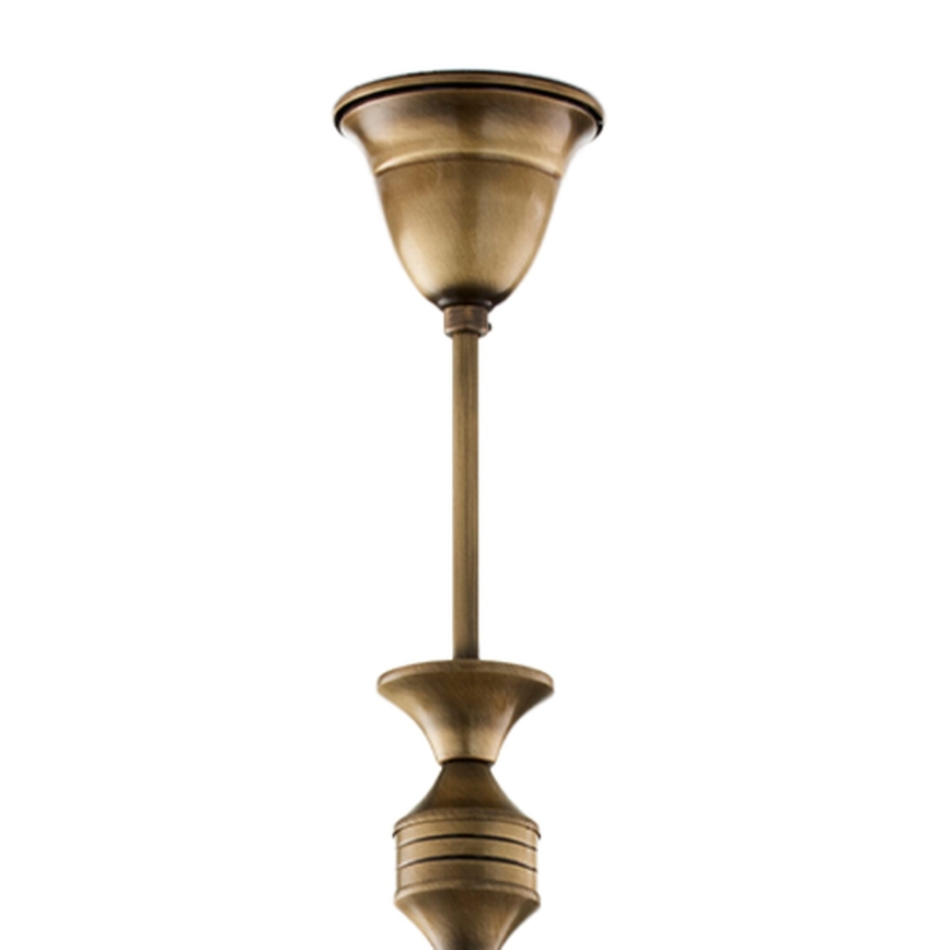 BRILAGI - Luster na šipci TAURUS 5xE27/15W/230V prečnik 70 cm bronza