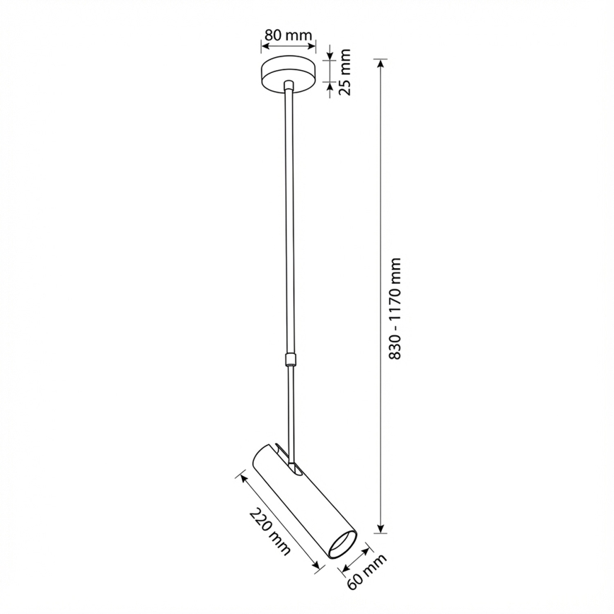 BRILAGI - Luster na stalku SELE 1xGU10/30W/230V bež