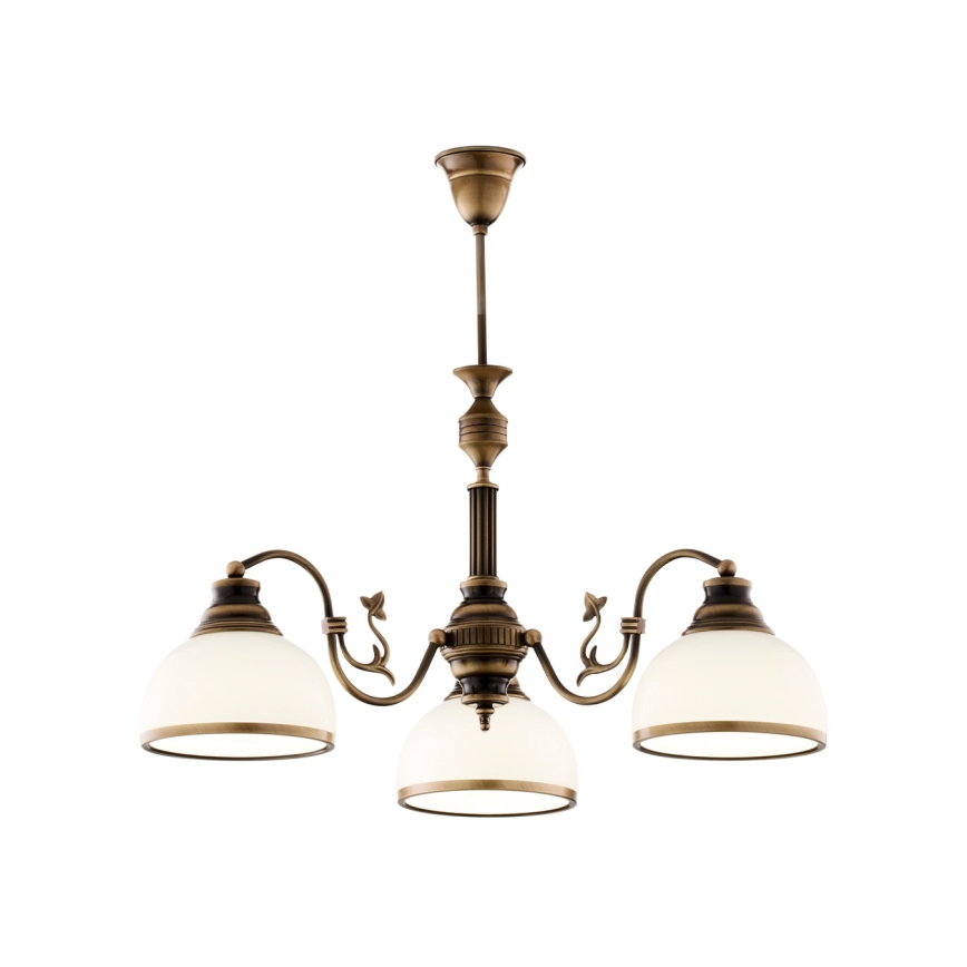 BRILAGI - Luster na stalku TAURUS 3xE27/15W/230V prečnik 70 cm bronza