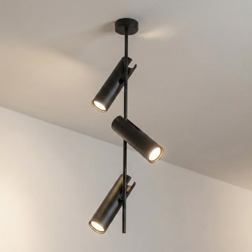 Brilagi - Luster na štapu BRANCH 3xGU10/30W/230V crna