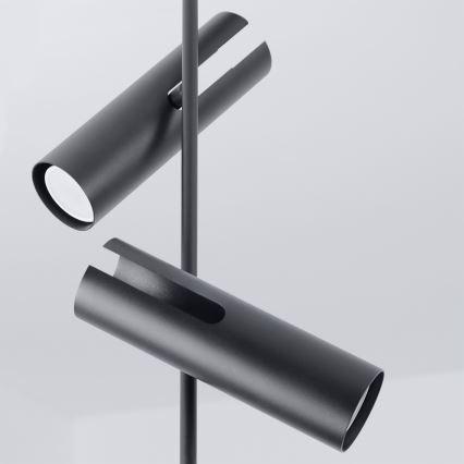 Brilagi - Luster na štapu BRANCH 3xGU10/30W/230V crna