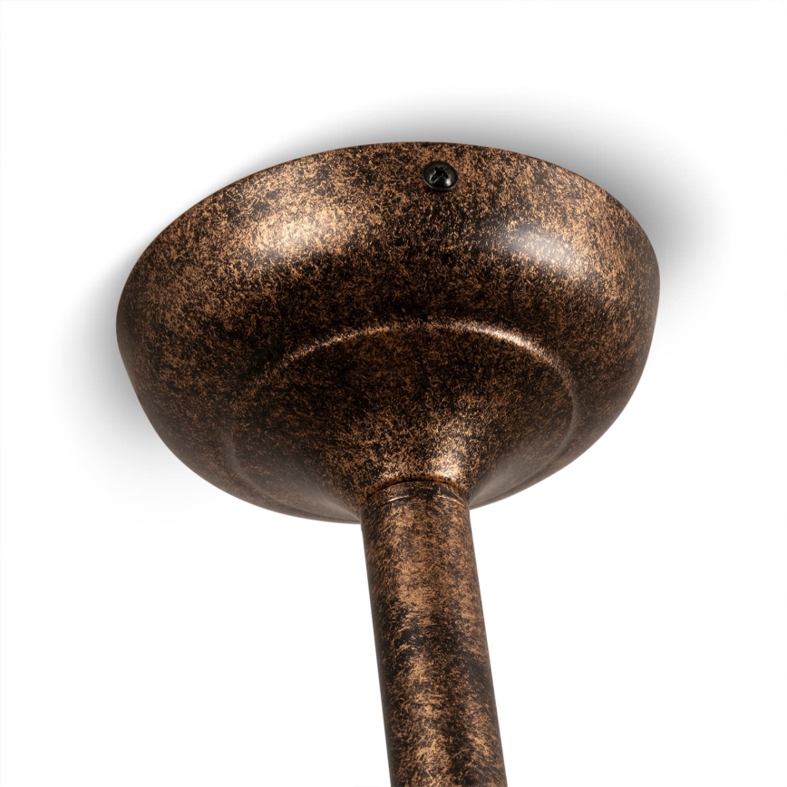 BRILAGI - Luster na štapu FORGE 3xE27/60W/230V bakarna/patina