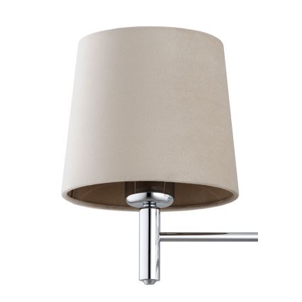 BRILAGI - Luster na štapu MONTE 3xE27/60W/230V bež/sjajni hrom