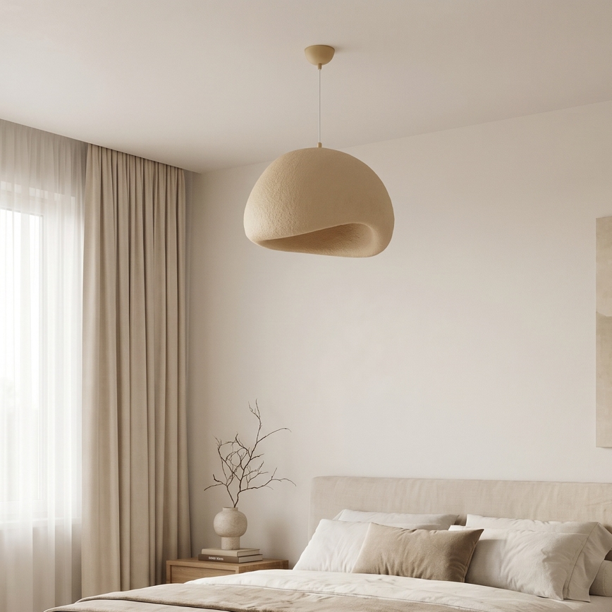 Brilagi - Luster sa sajlom WABI SABI 1xE27/40W/230V prečnik 50 cm bež