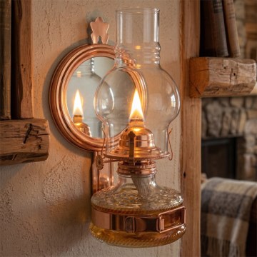 Brilagi - MERLIN petrolejska lampa, bronza/patina