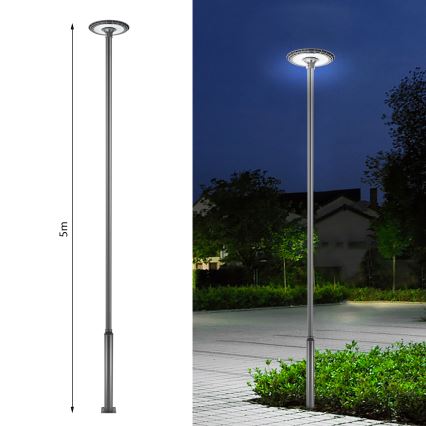 Brilagi - Metalna šipka za stub spoljašnjeg osvetljenja URBAN, 5 m, prečnik 58 mm, antracit